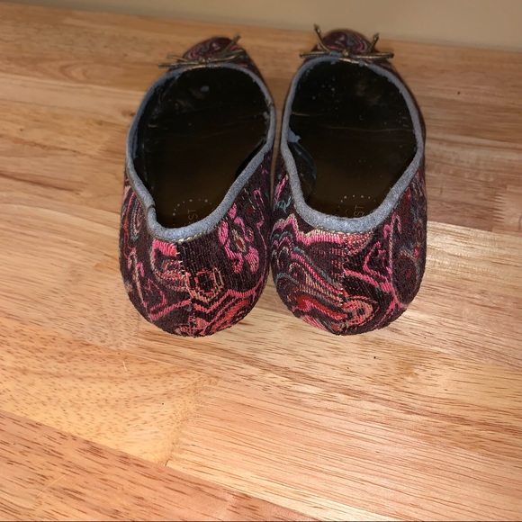 Nine west Brown and Pink Flats Size 8.5 - Picture 5 of 7